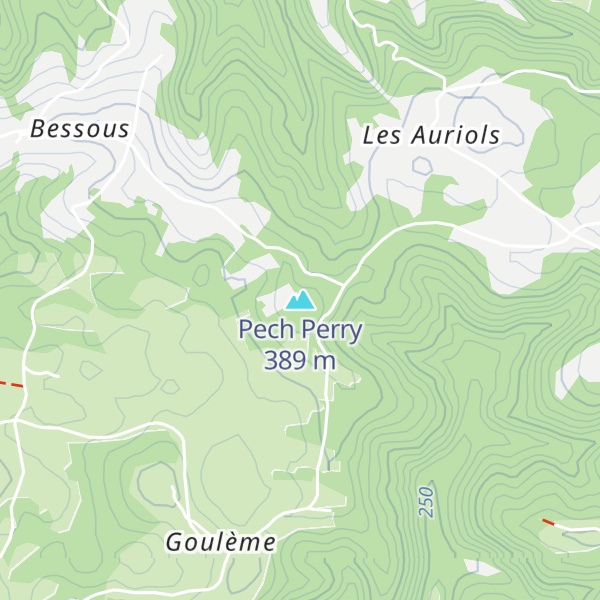 Map of Pech Perry