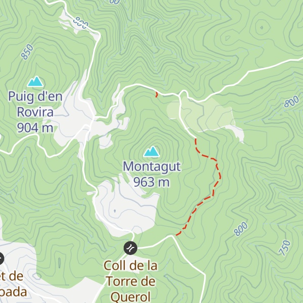Map of Montagut