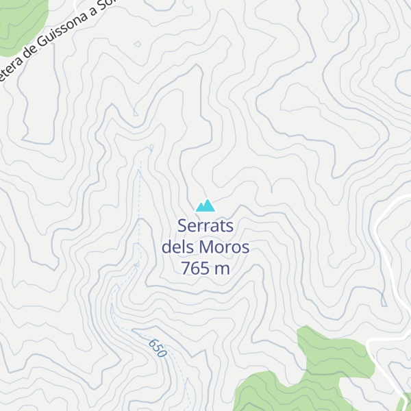 Map of Serrats dels Moros