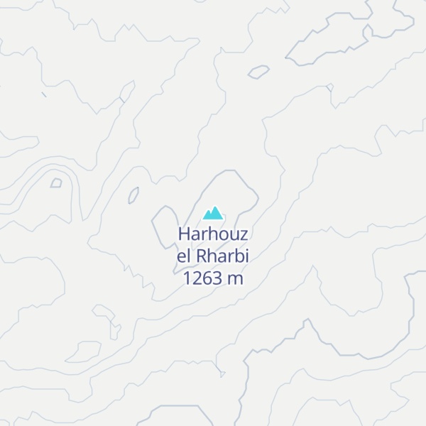 Map of Harhouz el Rharbi