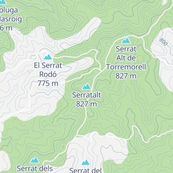 Map of Serratalt