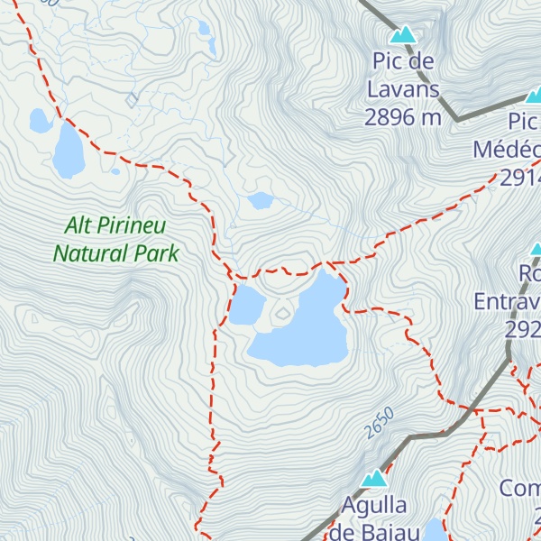 Map of Refugi Baiau "Josep Maria Montfort"