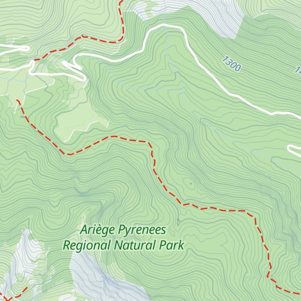 Map of Cabane de Freychinede - vicdessos
