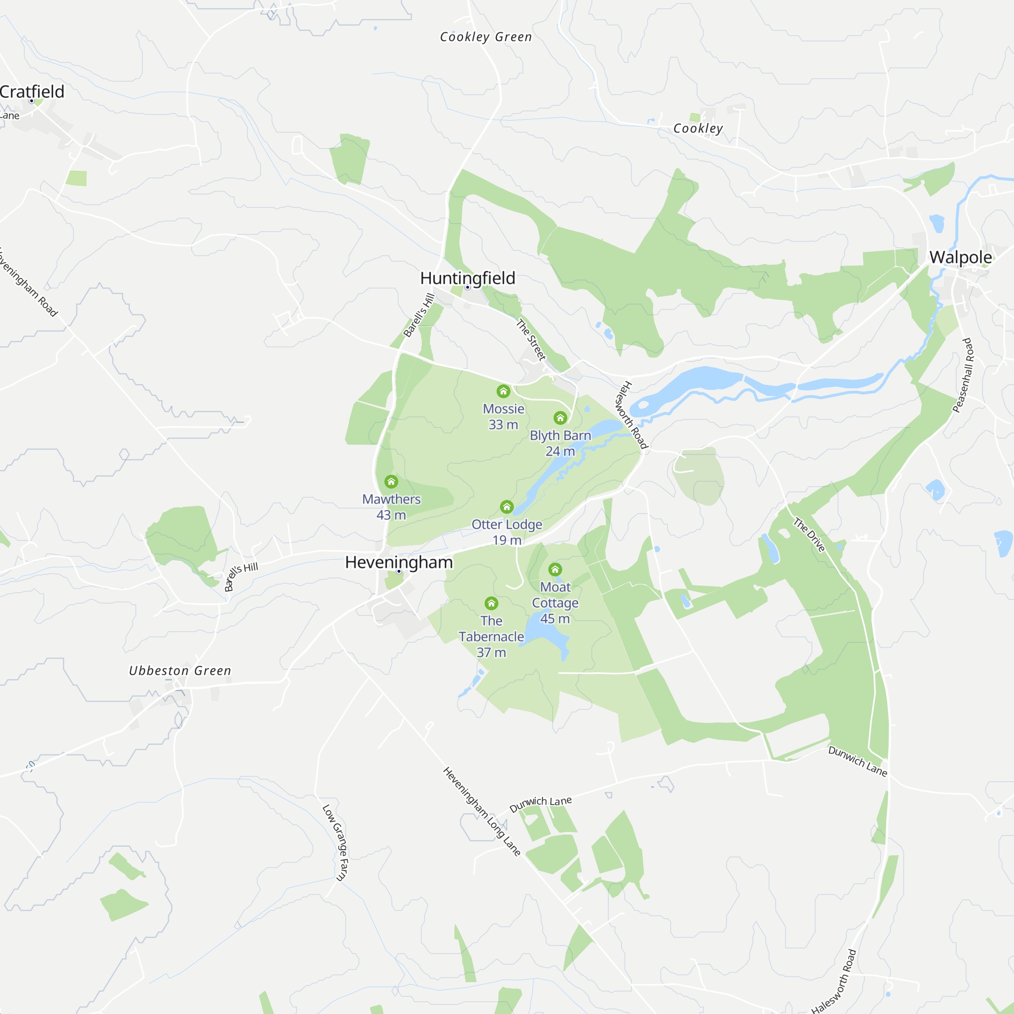 Otter Lodge map