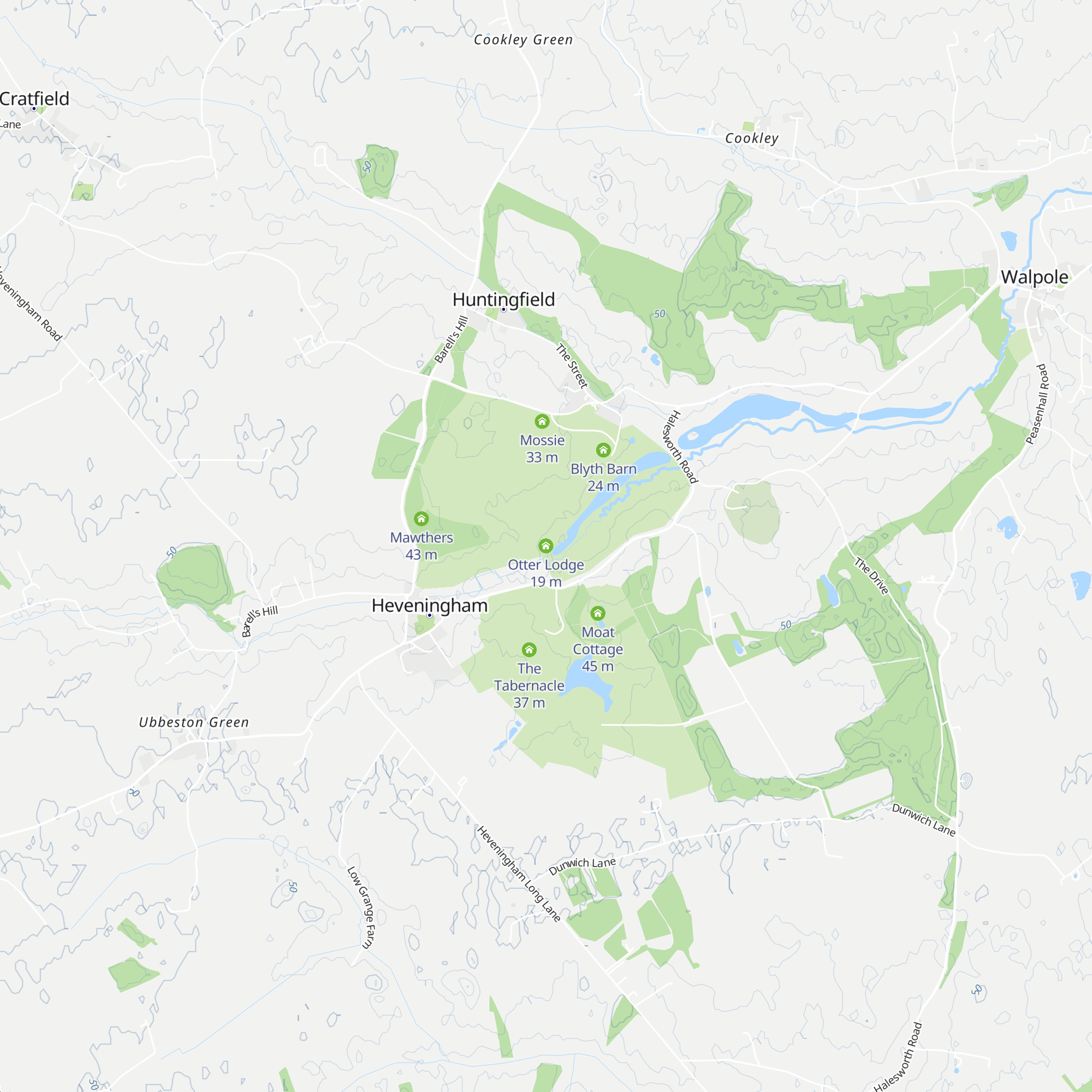 Otter Lodge map