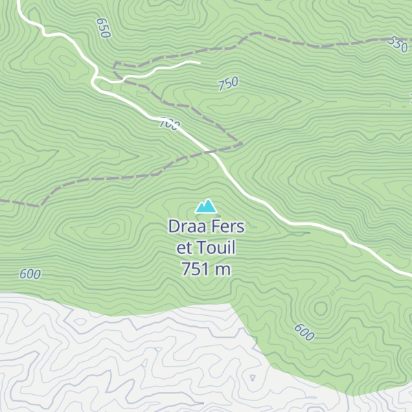 Map of Draa Fers et Touil