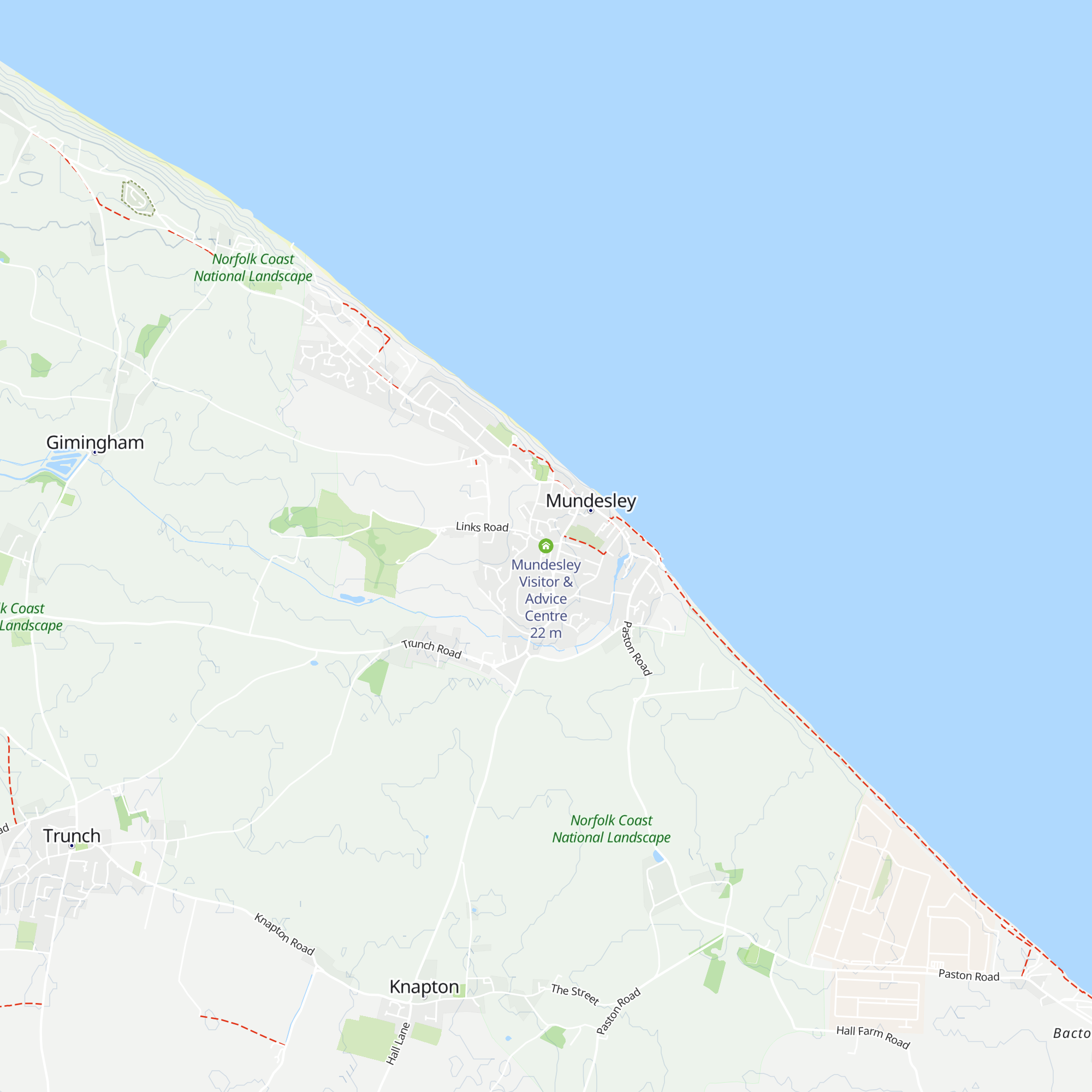 Mundesley Visitor & Advice Centre map