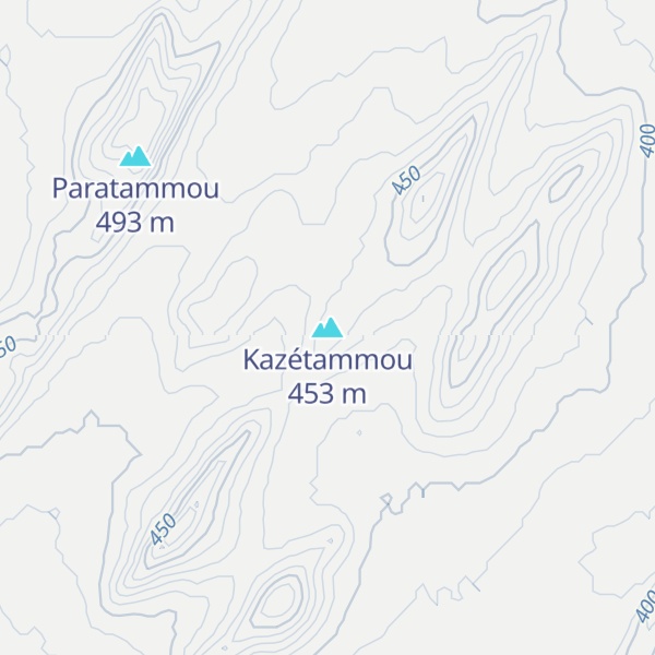 Map of Kazétammou