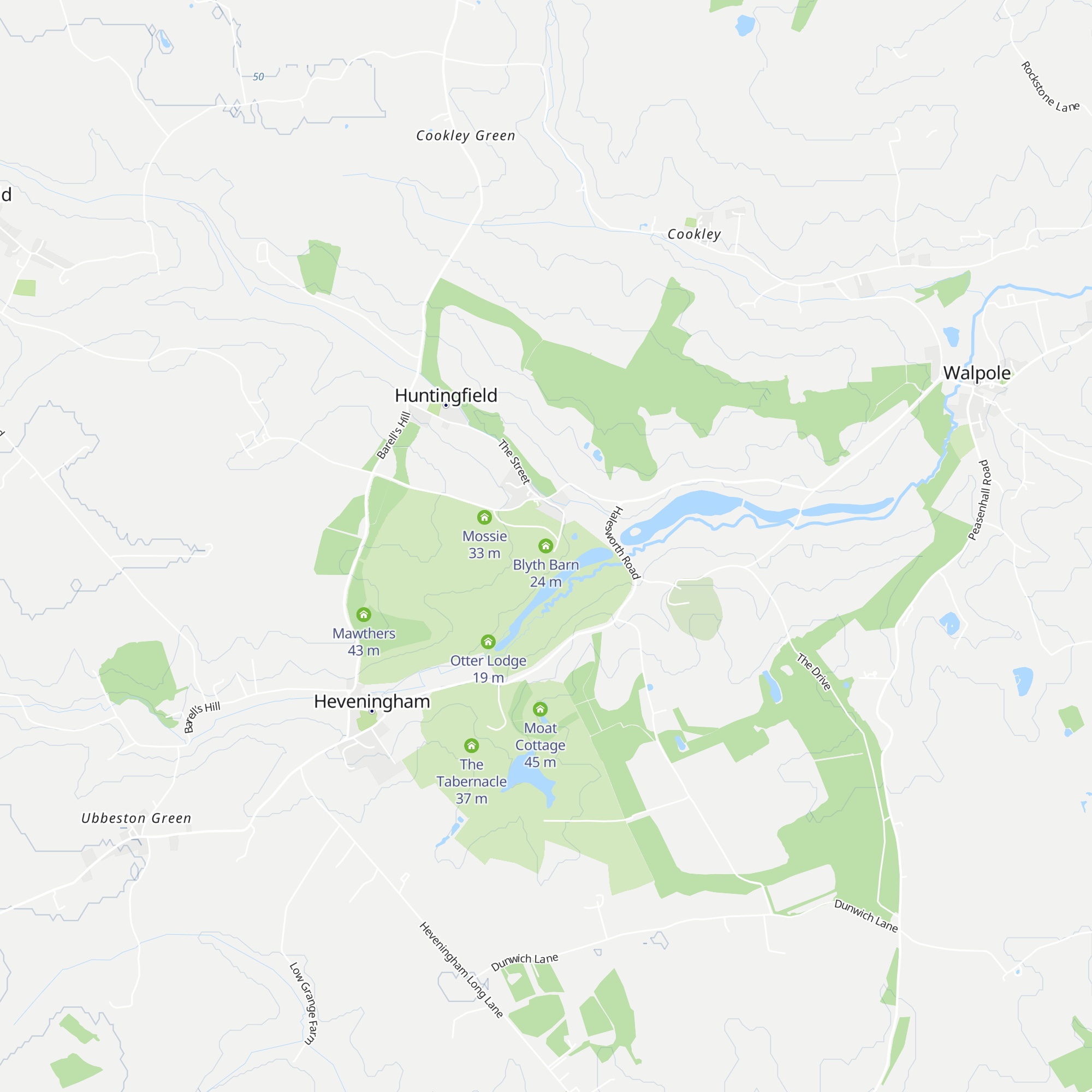 Blyth Barn map