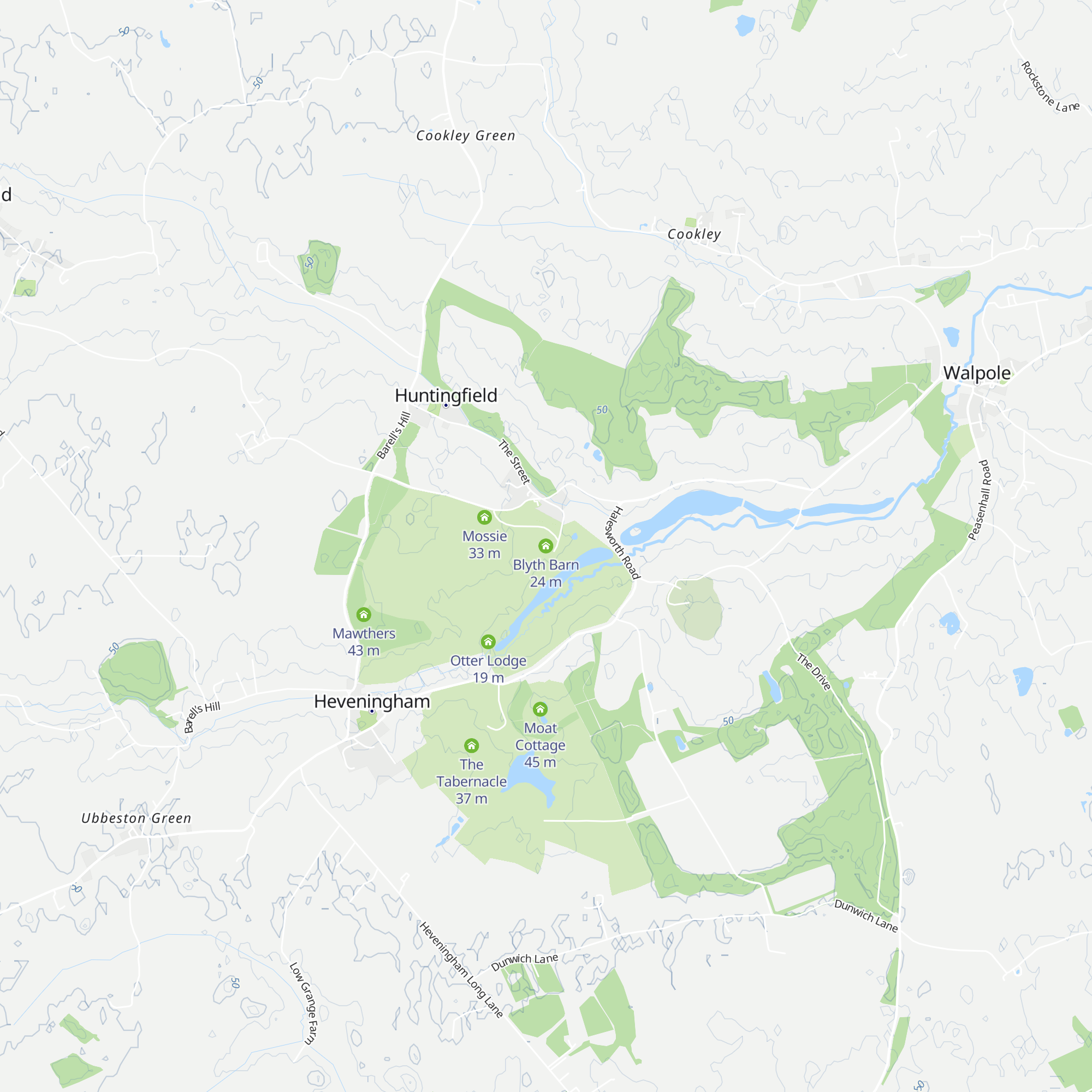 Blyth Barn map