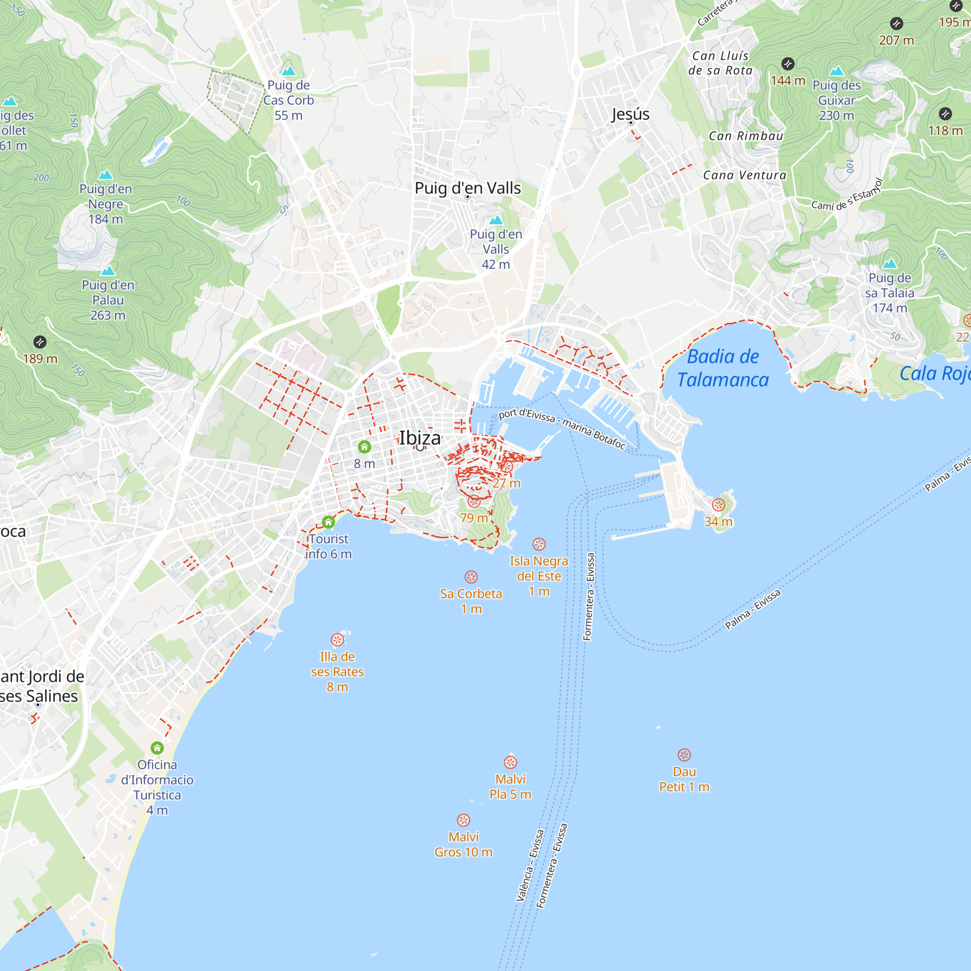 Oficina de Turisme La Cúria map