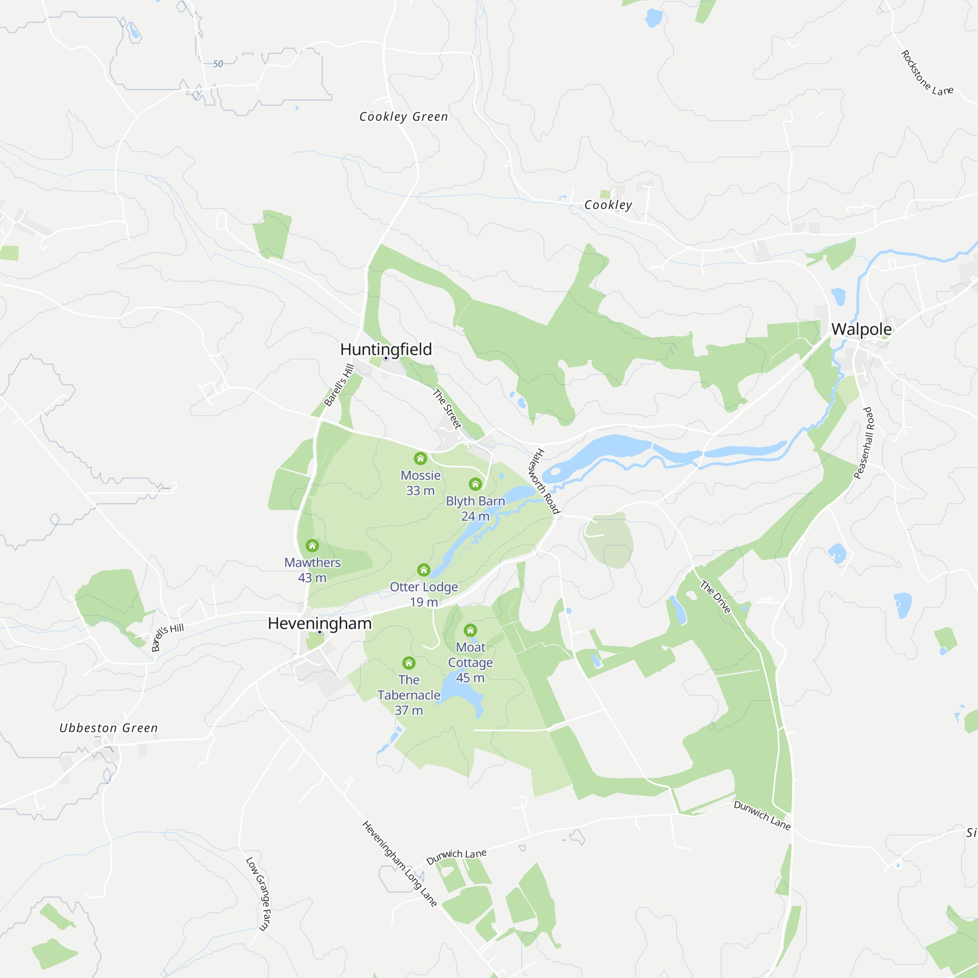 Blyth Manor map