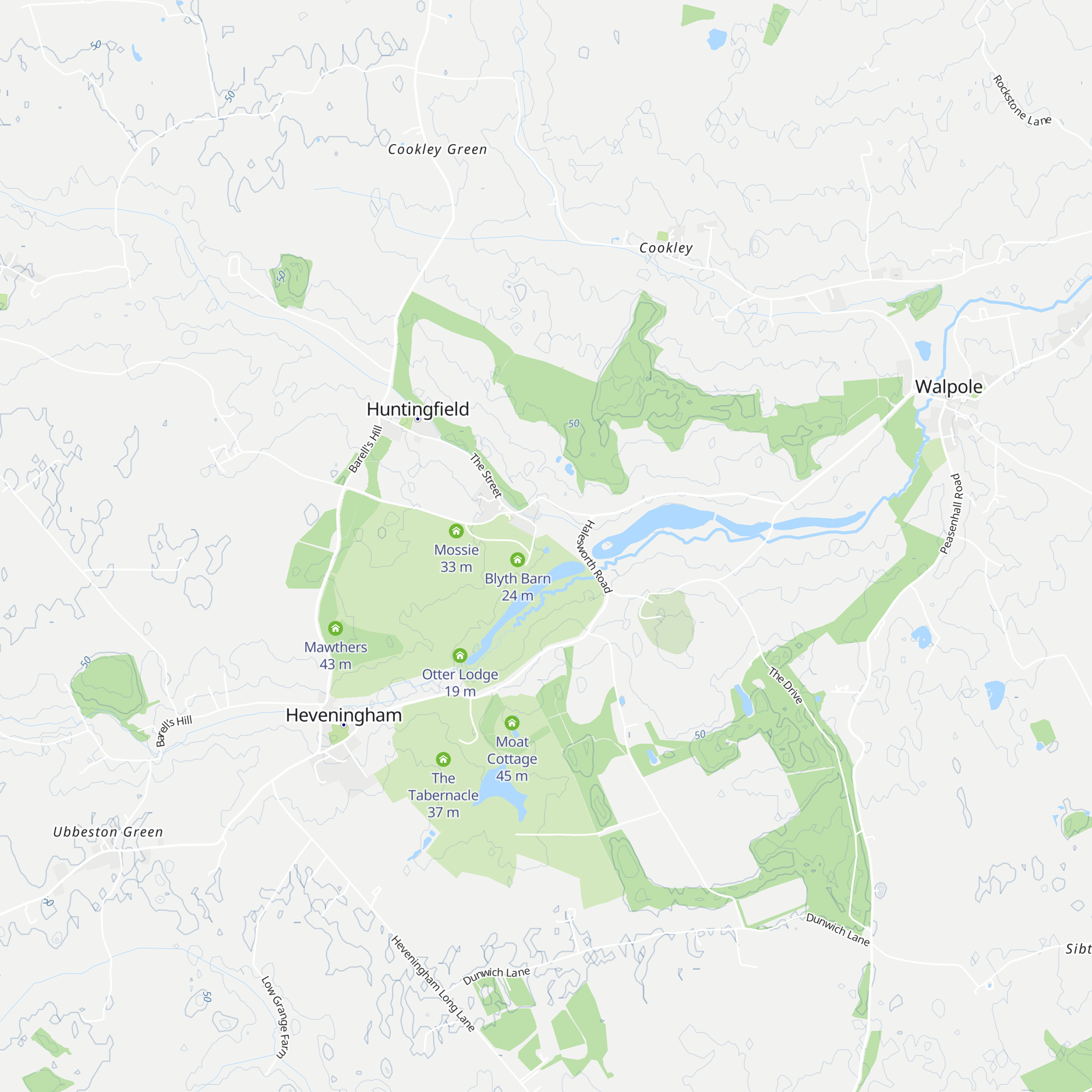 Owl Cottage map