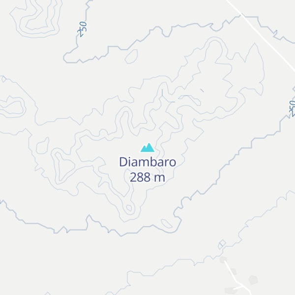 Map of Diambaro