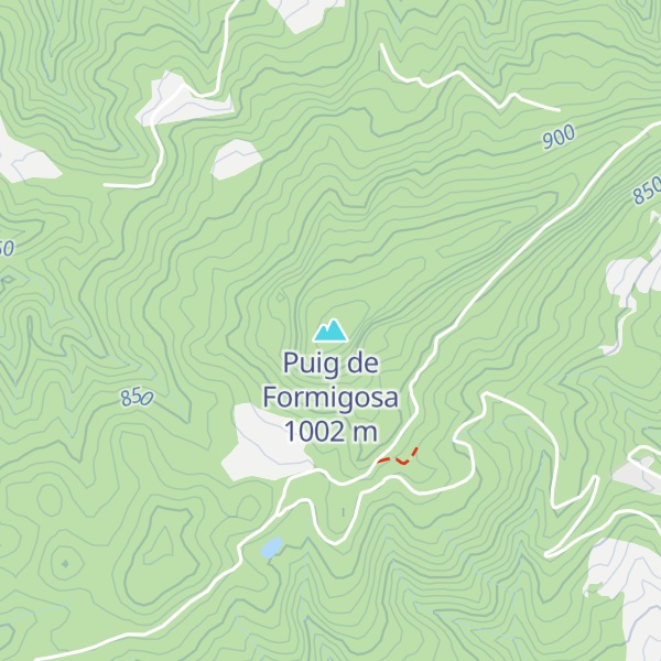 Map of Puig de Formigosa