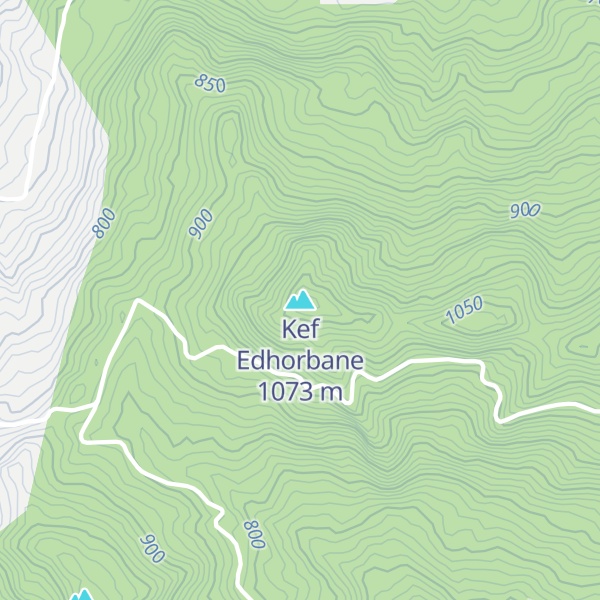 Map of Kef Edhorbane