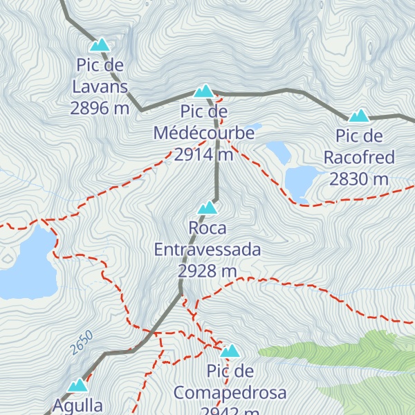 Map of Roca Entravessada