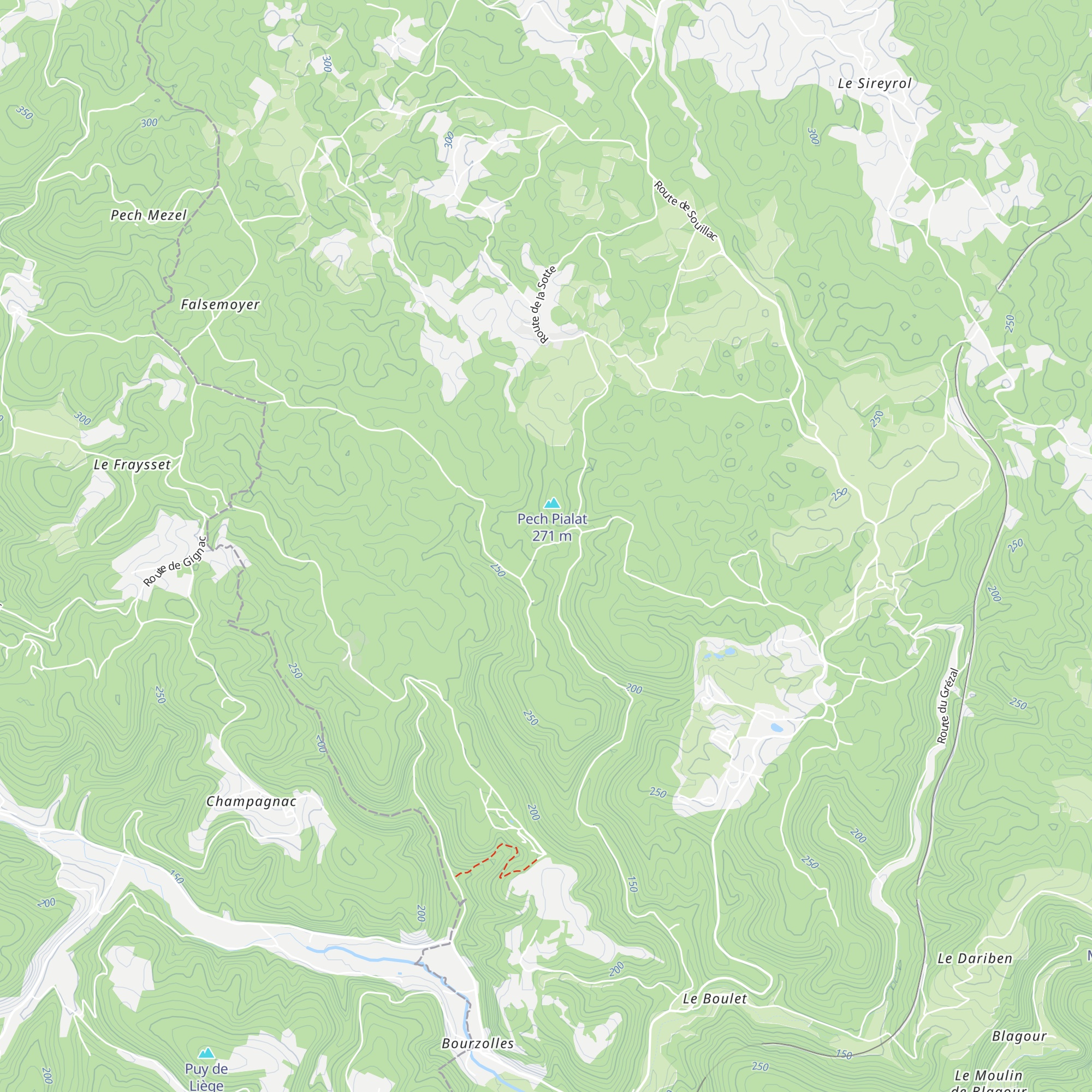 Gîte Morio map