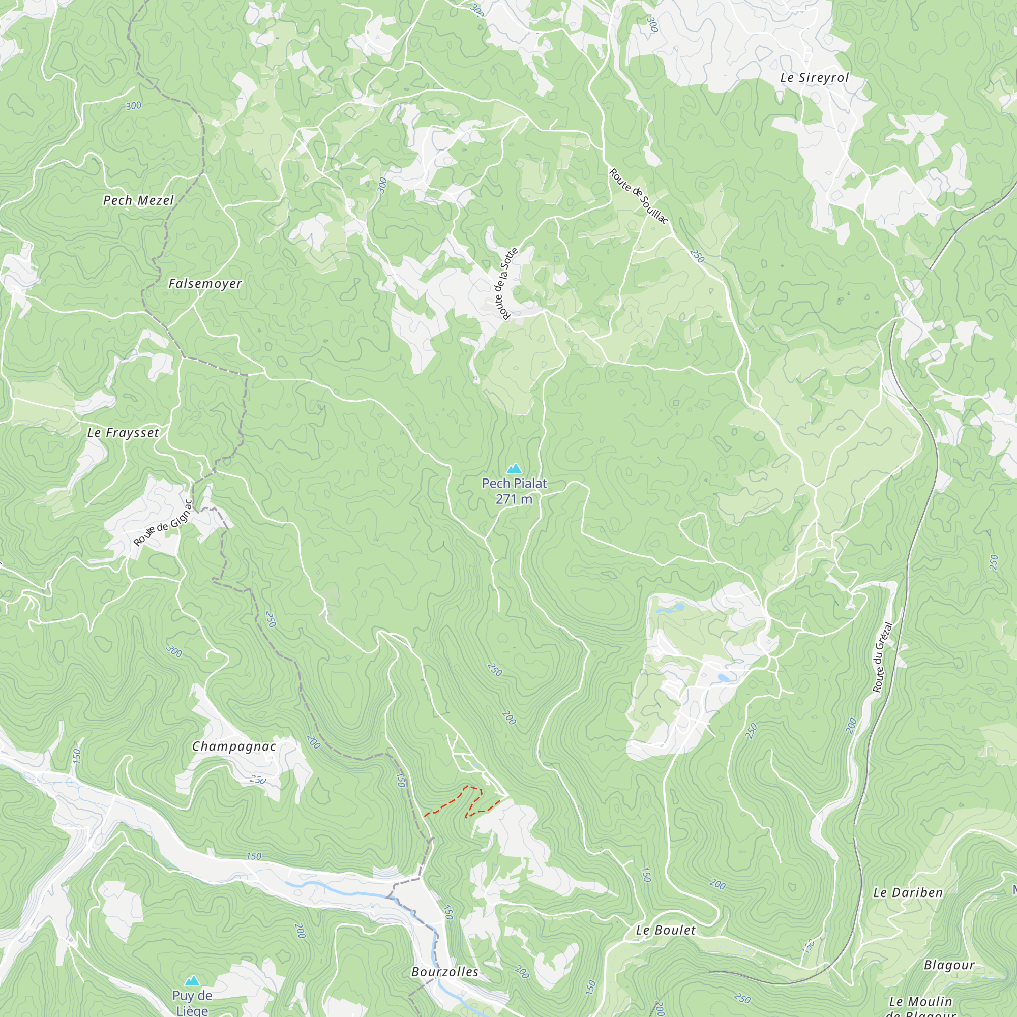 Gîte Morio map