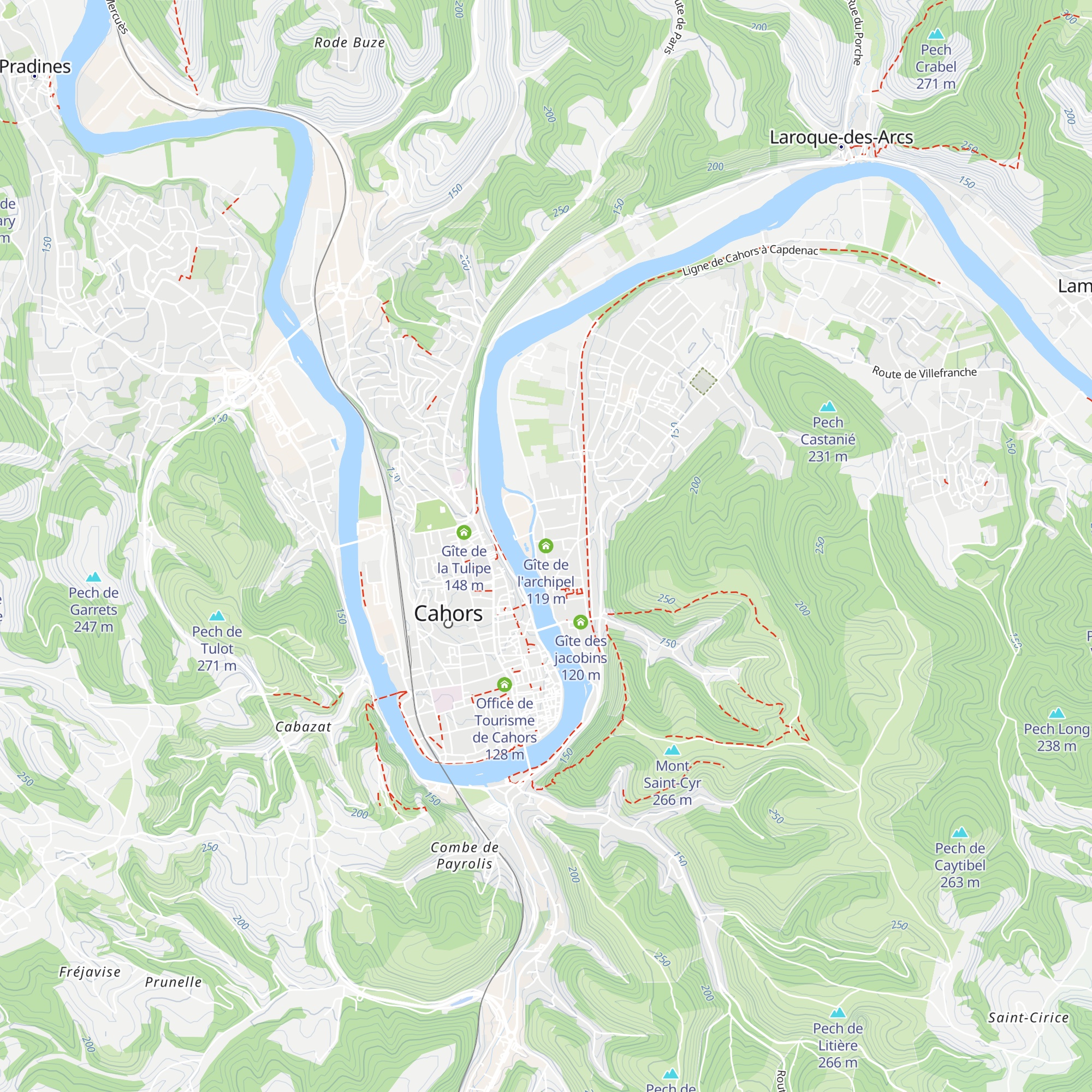 Gîte de l'archipel map