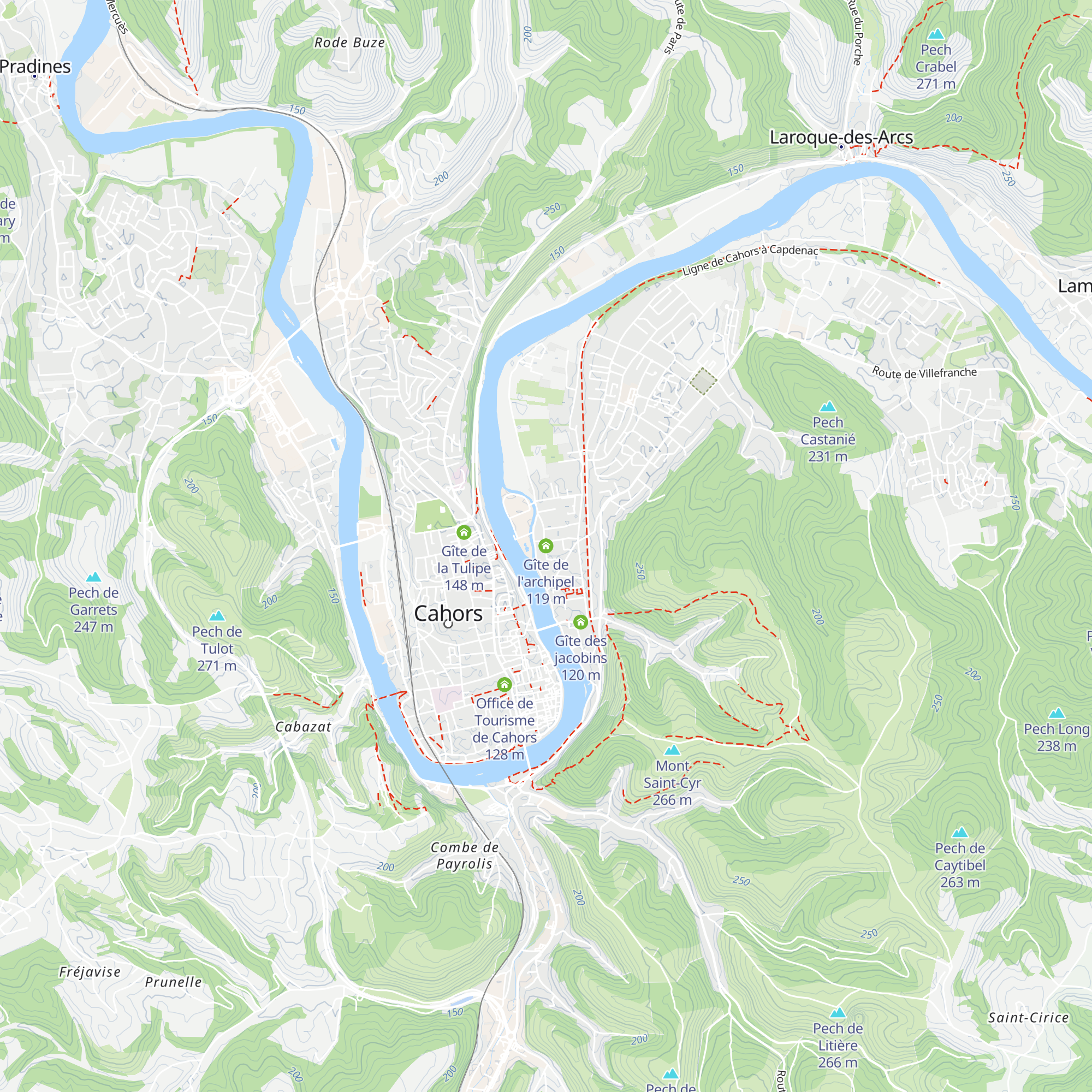 Gîte de l'archipel map