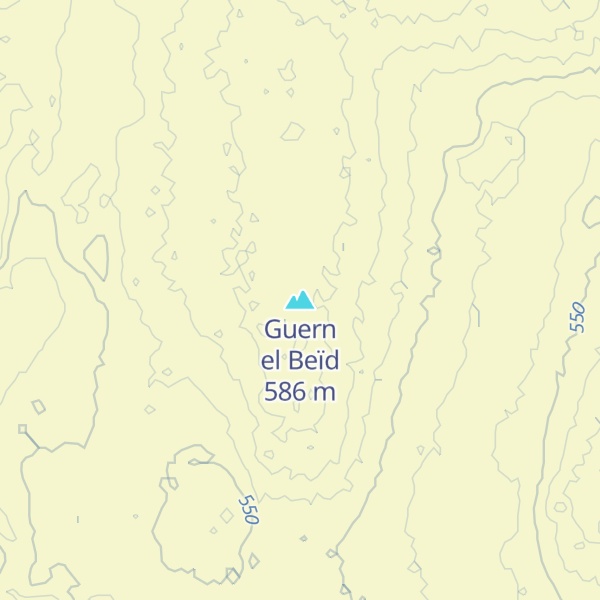 Map of Guern el Beïd