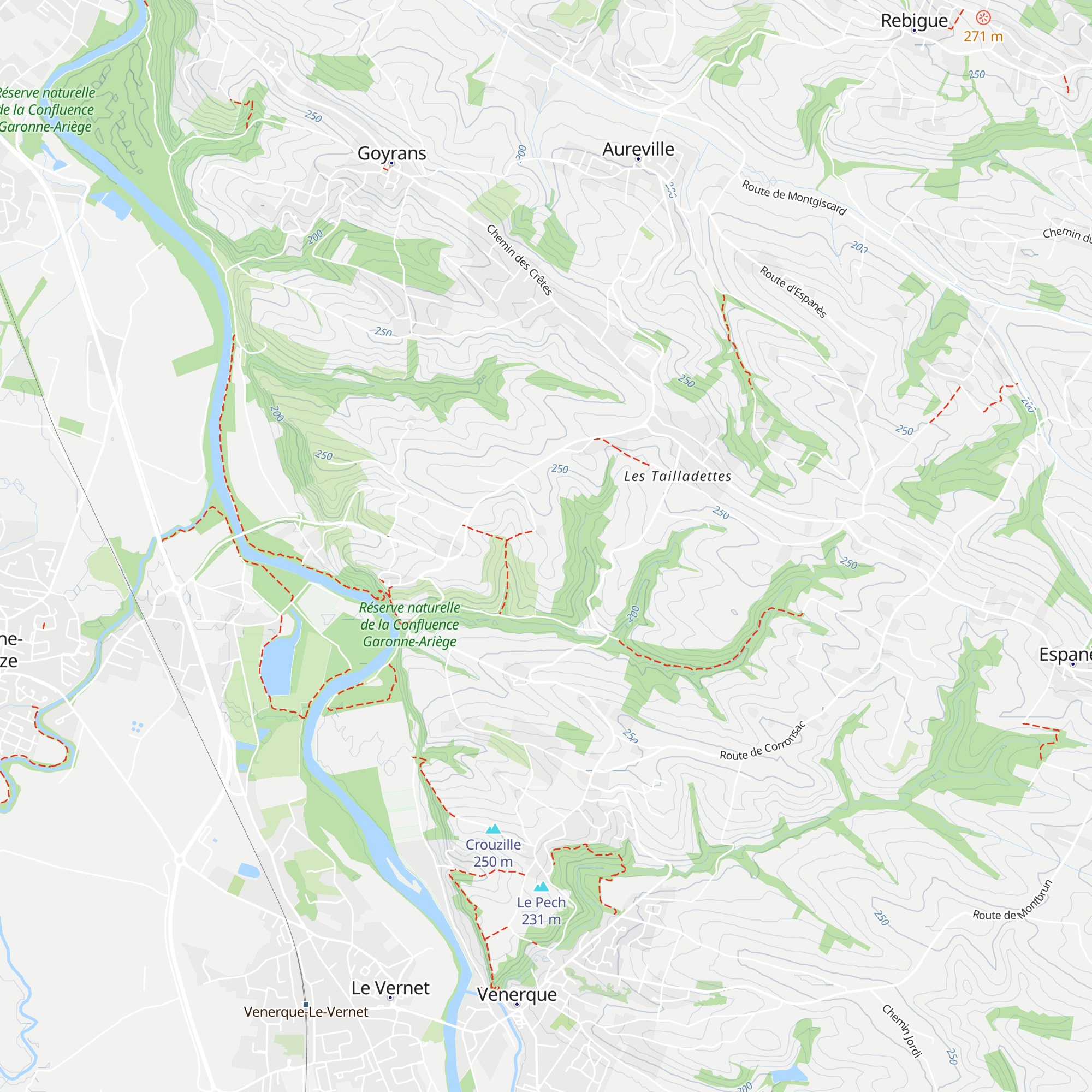 Cabanes map