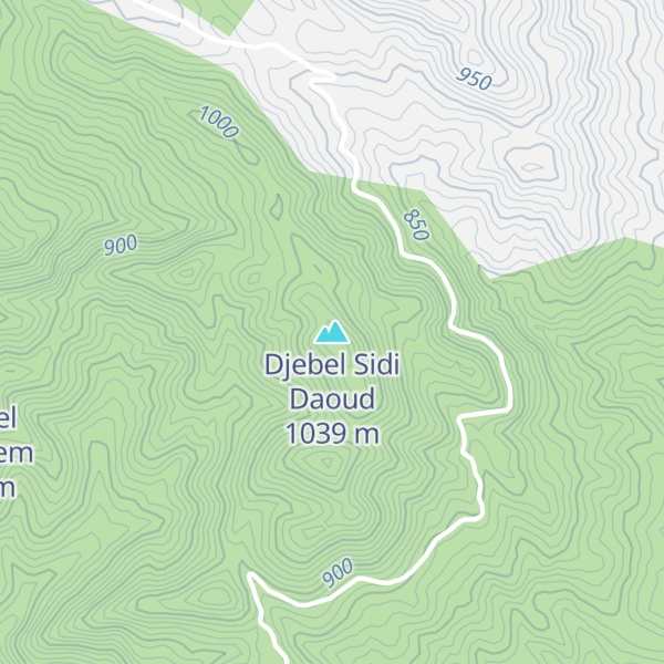 Map of Djebel Sidi Daoud