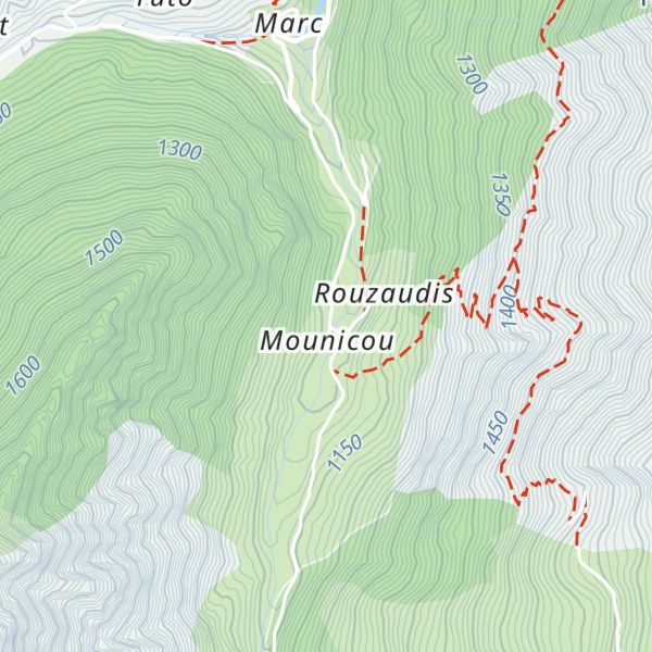 Map of Gîte d'étape de Mounicou