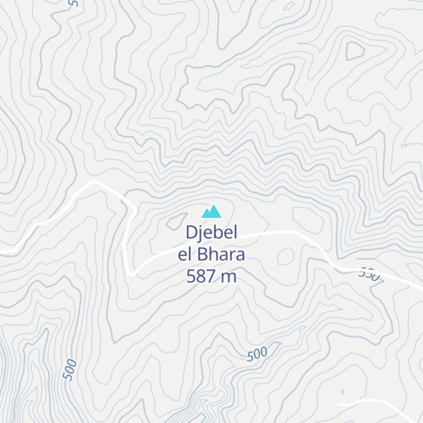 Map of Djebel el Bhara