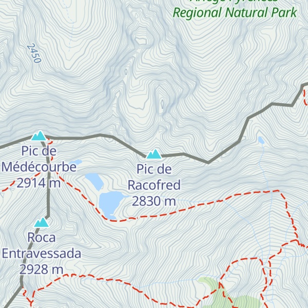 Map of Pic de Racofred