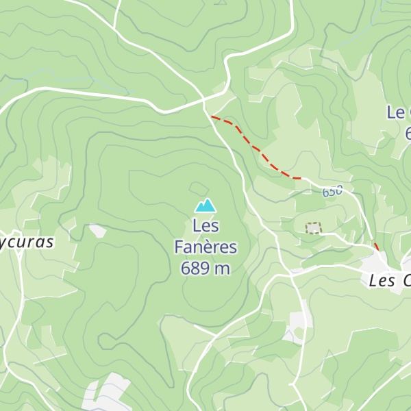Map of Les Fanères