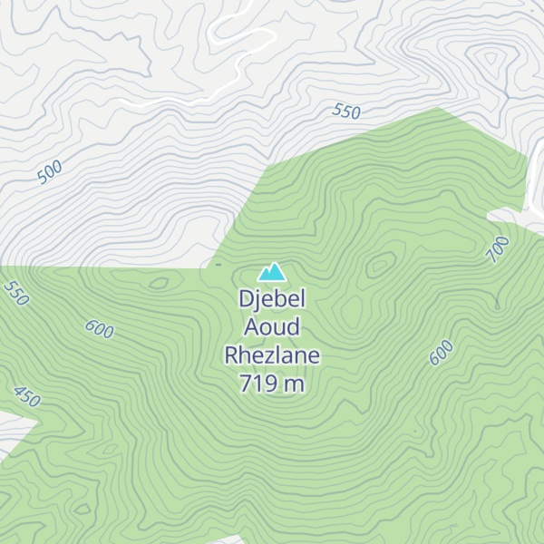 Map of Djebel Aoud Rhezlane