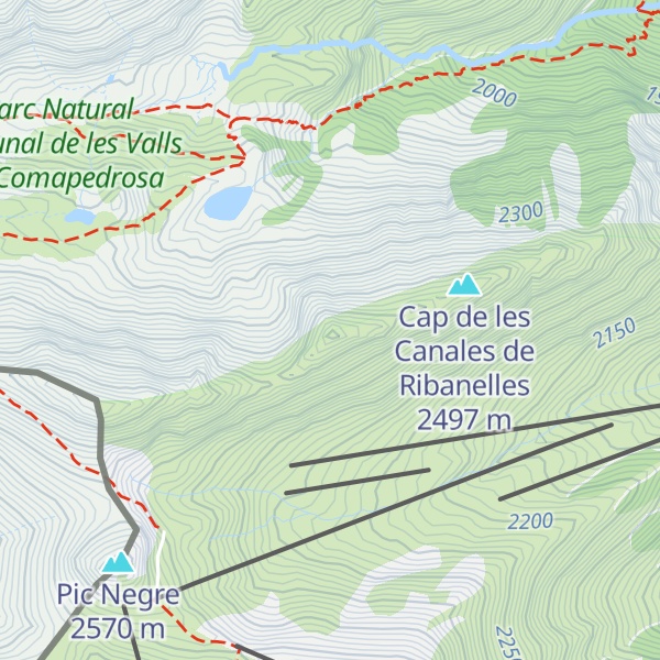 Map of Pic dels Aspres