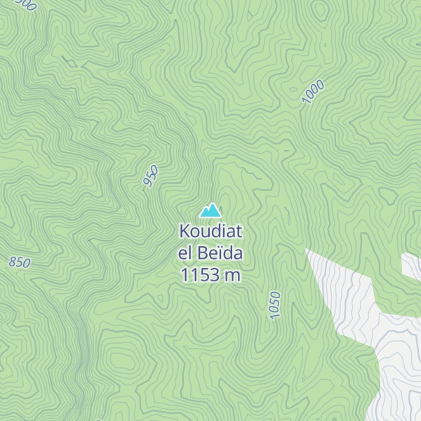 Map of Koudiat el Beïda