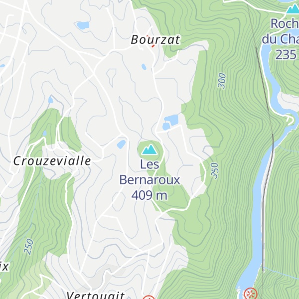 Map of Les Bernaroux