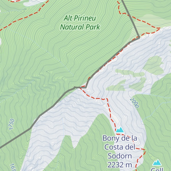 Map of Bony de la Pica