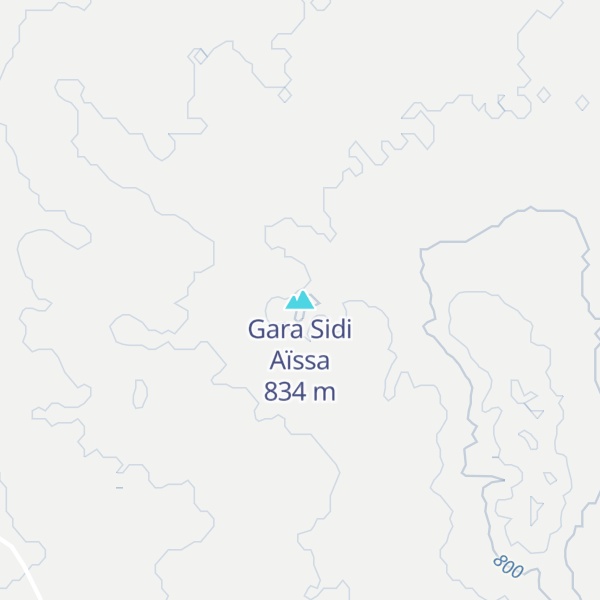 Map of Gara Sidi Aïssa