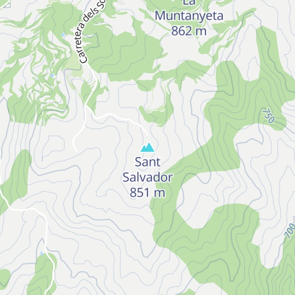 Map of Sant Salvador