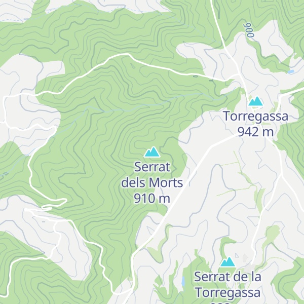 Map of Serrat dels Morts