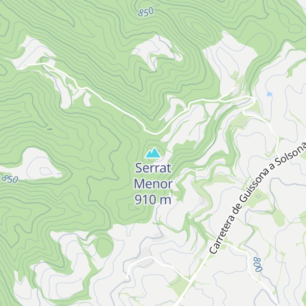 Map of Serrat Menor