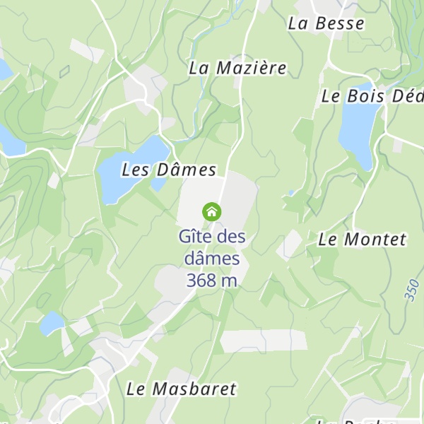 Map of Gîte des dâmes
