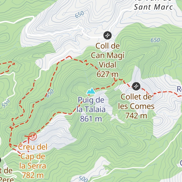 Map of Puig de la Talaia