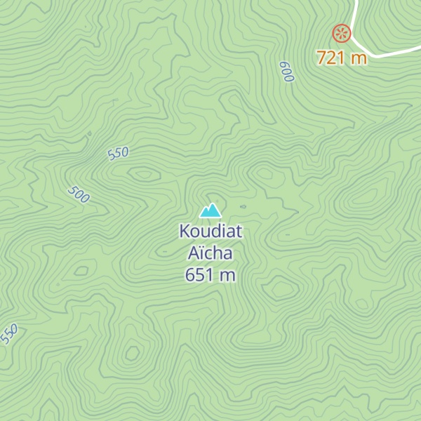 Map of Koudiat Aïcha