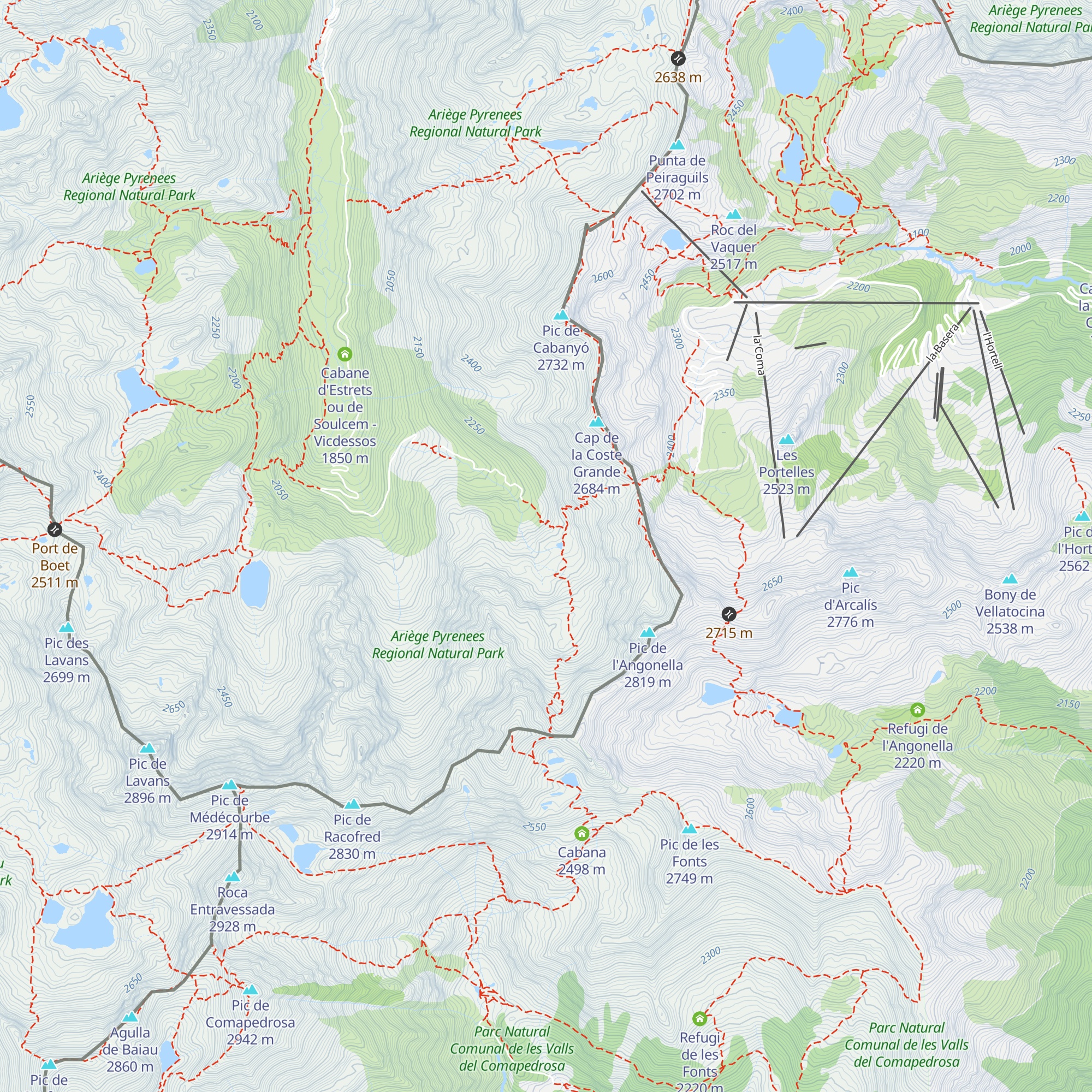 Cabane pastorale de Rat map