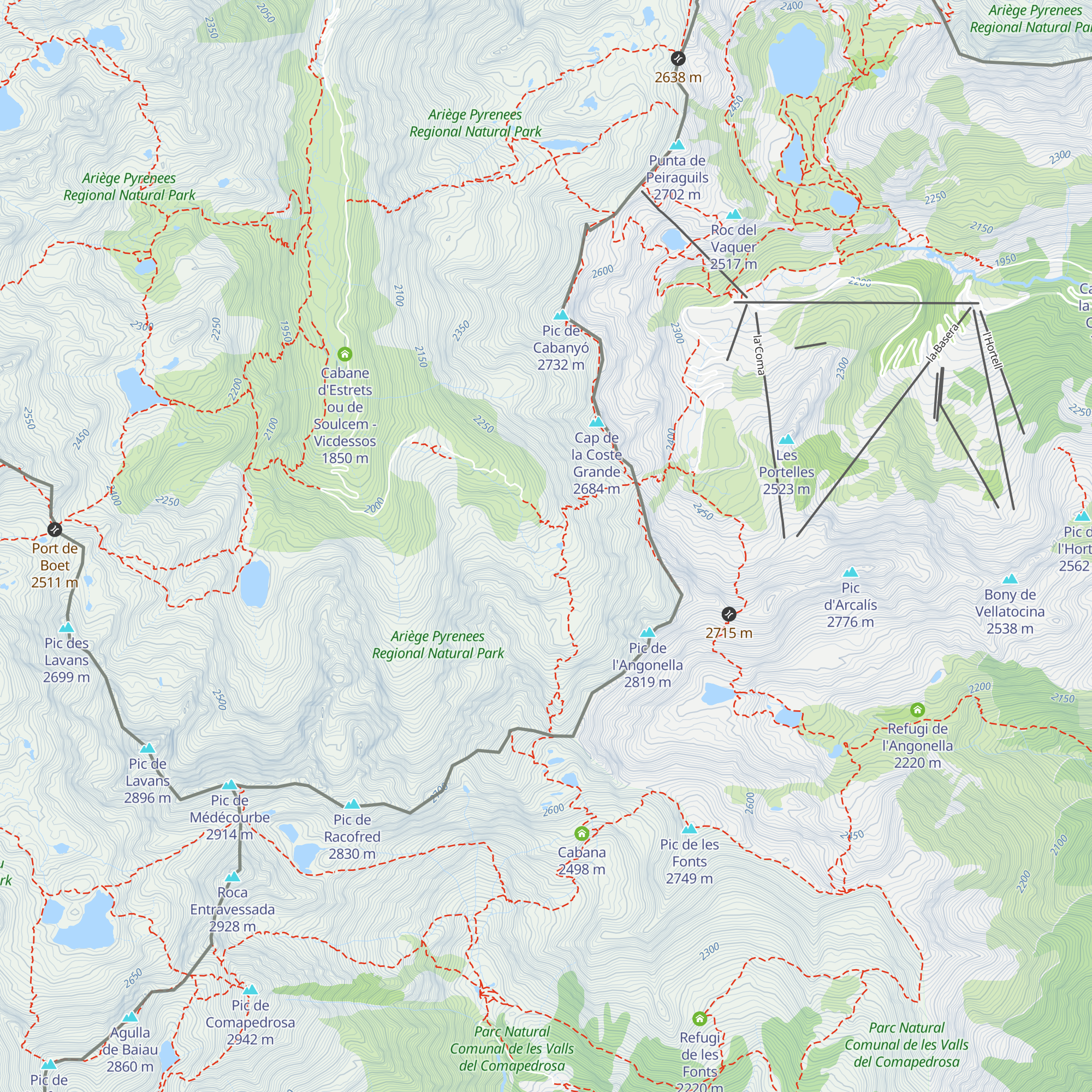 Cabane pastorale de Rat map