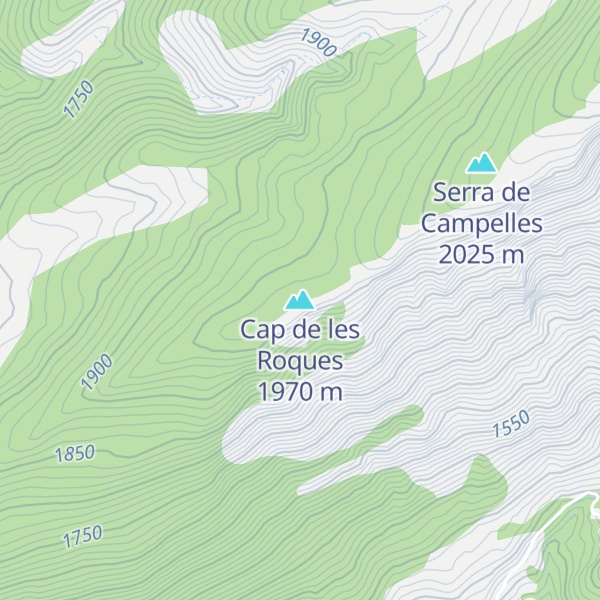 Map of Cap de les Roques