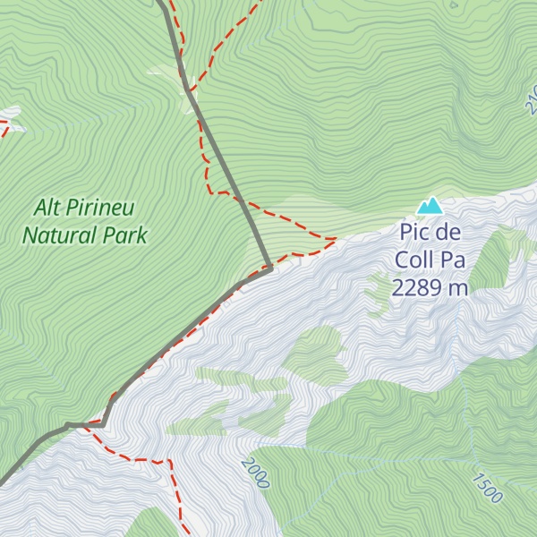 Map of Pic d'Enclar