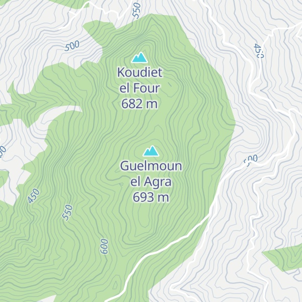 Map of Guelmoun el Agra
