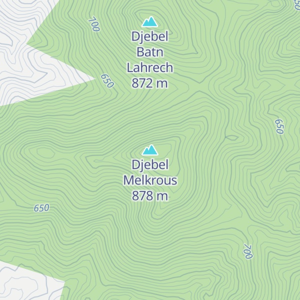 Map of Djebel Melkrous